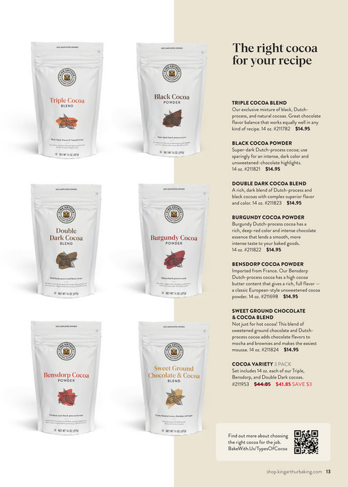 King Arthur Baking Company catalog - Page 12-13