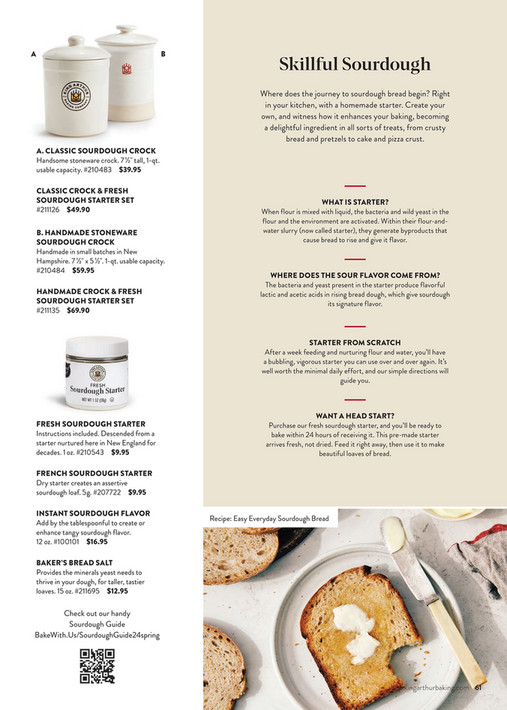 King Arthur Baking Company catalog - Page 60-61