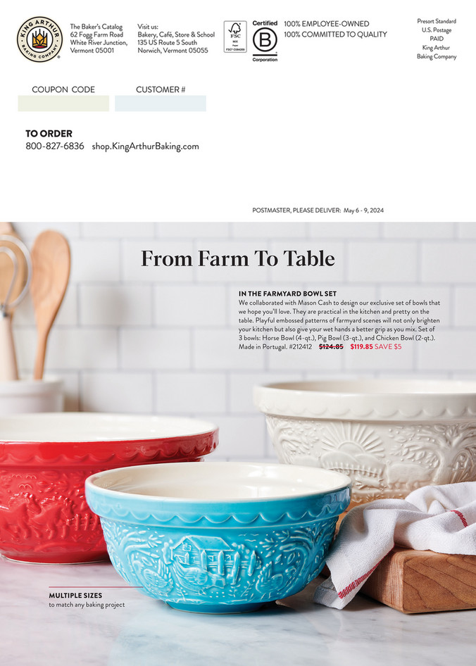 King Arthur Baking Company - Summer 2024, Issue 1 - King Arthur